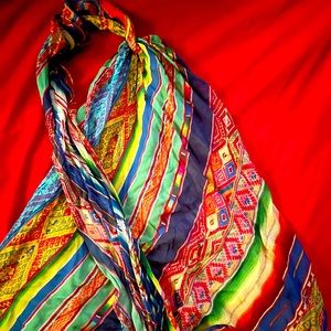 Yellow… 💯 percent silk, ribbon 🎀 back out…blouse… Made by Polo.. Ralph Lauren.